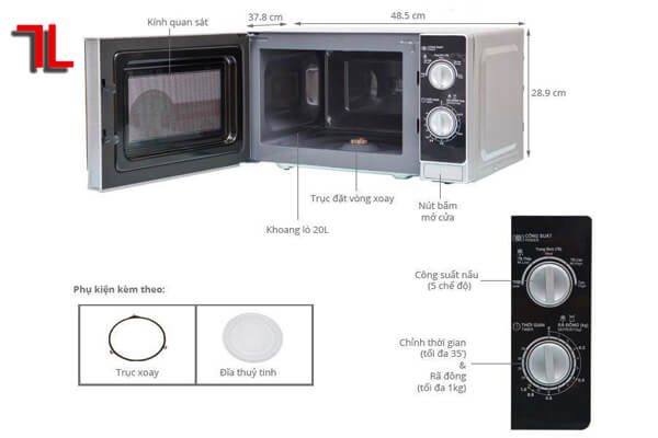 Kích thước lò vi sóng các thương hiệu 2 Kich-thuoc-lo-vi-song-2
