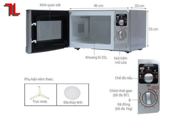 Kích thước lò vi sóng các thương hiệu 3 Kich-thuoc-lo-vi-song-3