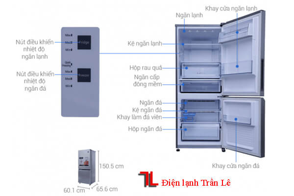 Kích thước tủ lạnh các thương hiệu 4 Kich-thuoc-tu-lanh-cac-thuong-hieu-4