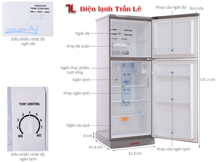 Hướng dẫn sử dụng và sửa chữa tủ lạnh Sanyo 3 Huong-dan-su-dung-va-sua-chua-tu-lanh-sanyo-3