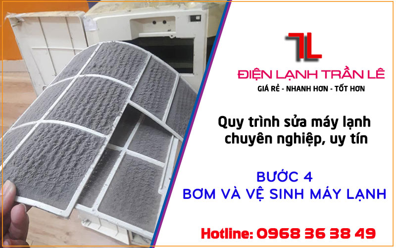 Sửa máy lạnh Quận 9 Giá rẻ - Sửa Chữa Máy Điều Hoà tại Q9 7 quy trinh sua may lanh 4