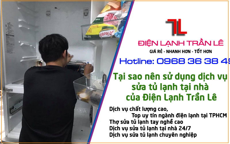 Mách Bạn Cách Xử Lý Tủ Lạnh Không Đông Đá Nhanh Chóng Và Hiệu Quả 6 tai sao nen su dung dich vu sua tu lanh tai nha cua dien lanh tran le