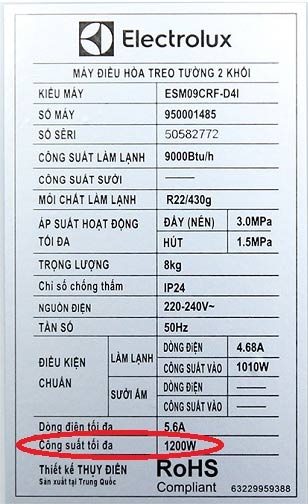 Cách tính công suất tủ lạnh