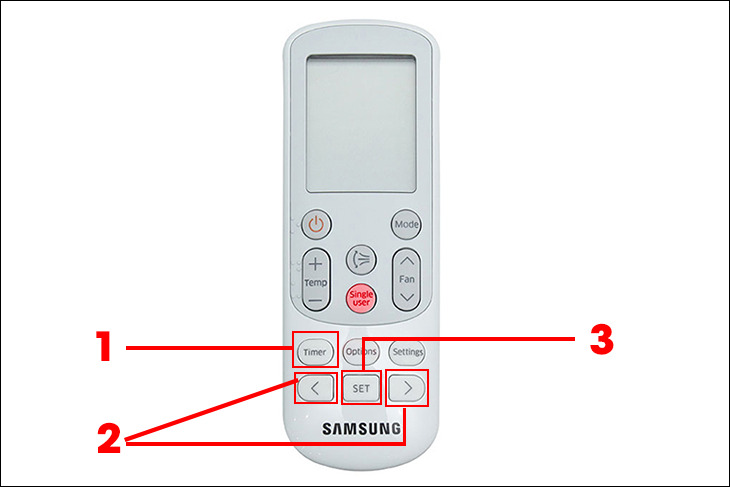 cách hẹn giờ máy lạnh samsung chính xác