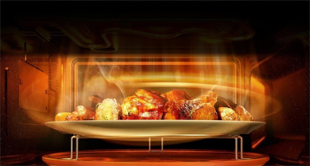 đồ ăn chín đều và ngon hơn khi sử dụng lò nướng