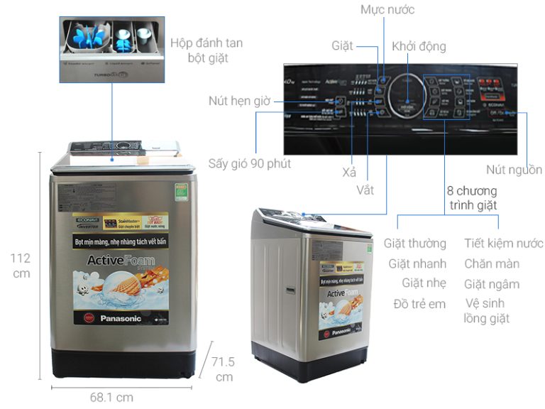 ma loi may giat panasonic