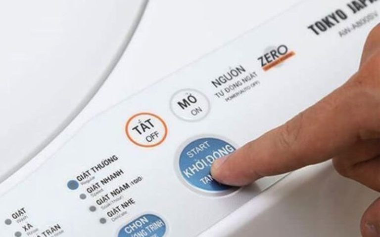 Reset máy giặt Samsung