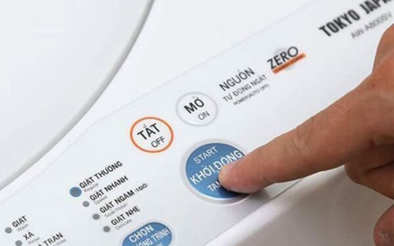 Reset máy giặt Samsung