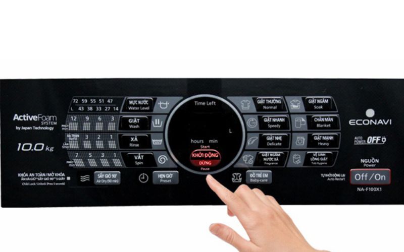 Chế độ vệ sinh máy giặt Panasonic 4 Vệ sinh máy giặt Panasonic