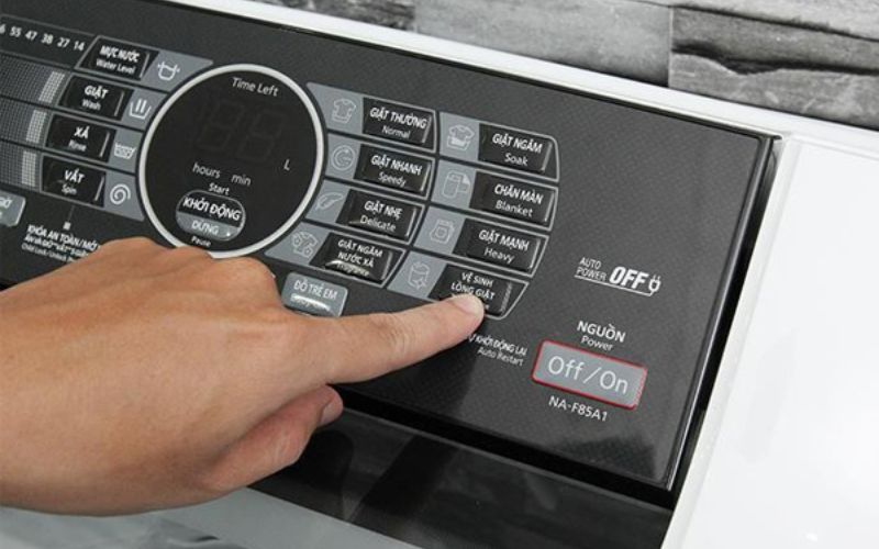 Chế độ vệ sinh máy giặt Panasonic 1 Vệ sinh máy giặt Panasonic