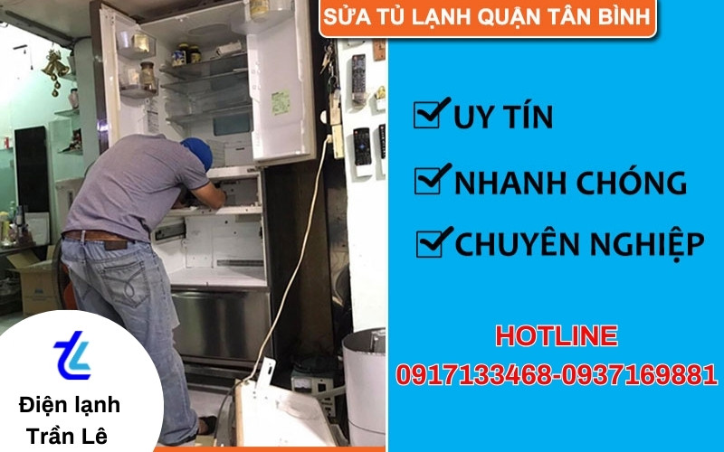 Sửa tủ lạnh quận Tân Bình