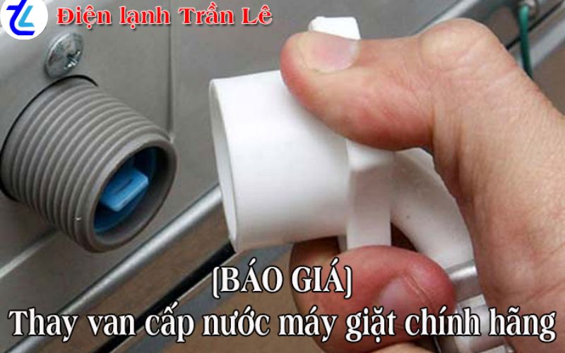 Thay van cấp nước máy giặt 