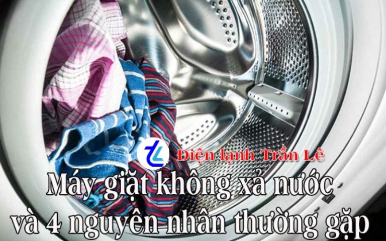 Máy giặt không xả nước