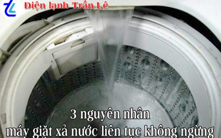 Máy giặt xả nước liên tục không ngừng