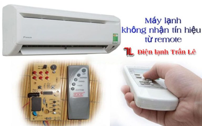 Máy lạnh không nhận tín hiệu từ Remonte