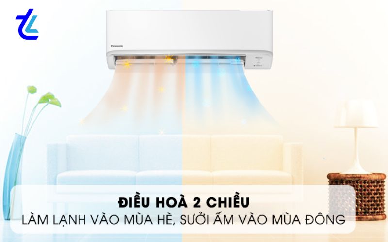 Máy lạnh 2 chiều Panasonic Inverter 1 HP CU/CS-YZ9WKH-8