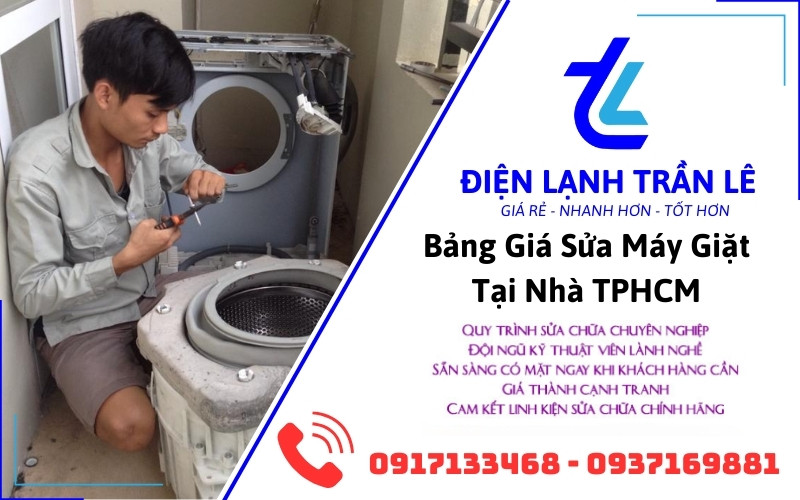 Bảng giá sửa máy giặt tại nhà - Nhanh chóng, tiện lợi 3 Bảng giá sửa máy giặt