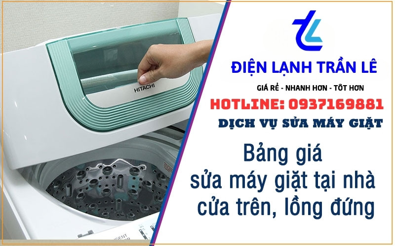 Bảng giá sửa máy giặt