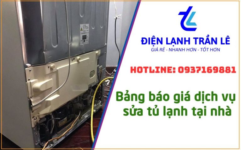 Bảng giá sửa tủ lạnh