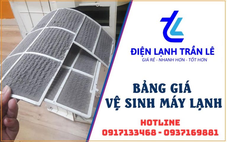 Bảng giá vệ sinh máy lạnh