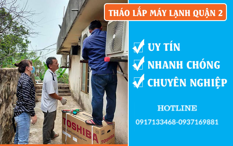 Tháo lắp máy lạnh quận 2