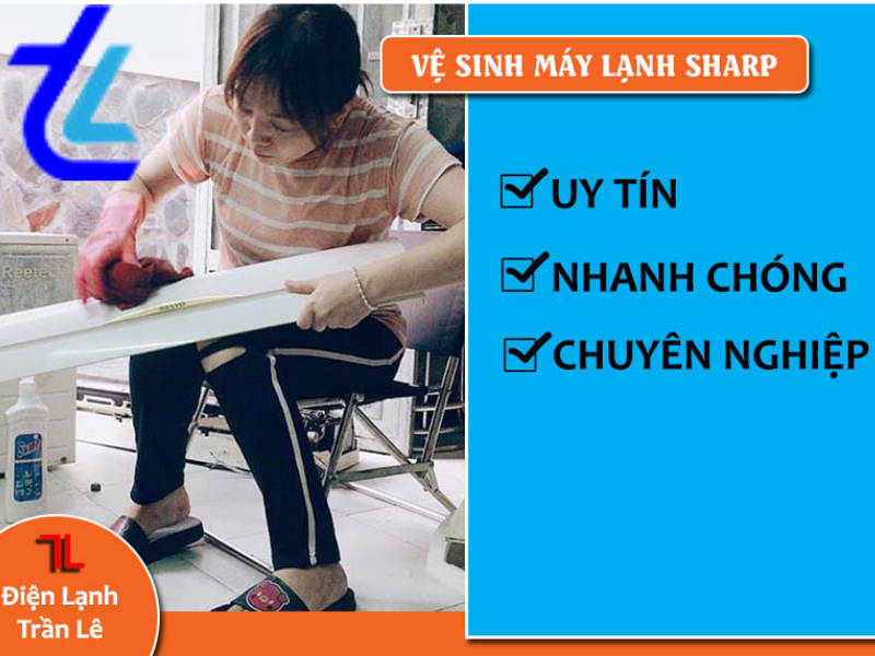 Vệ Sinh Máy Lạnh Sharp 3 vệ sinh máy giặt Sharp