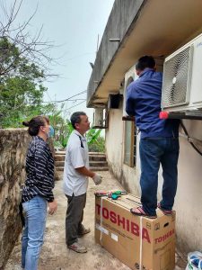 hinh anh tho dien lanh tran le sua chua lap dat may lanh tphcm 6